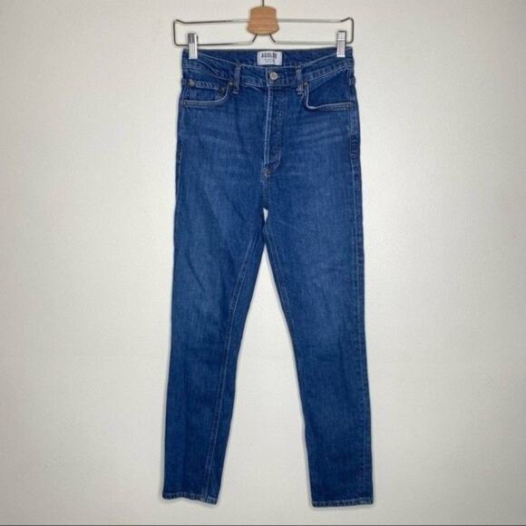 AGOLDE Jeans Nico High Rise Slim in Fixation Denim‎ - Picture 2 of 7